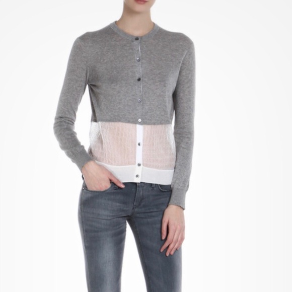 Marc by Marc Jacobs Papillon Mixed Knit Cardigan S - Picture 1 of 6